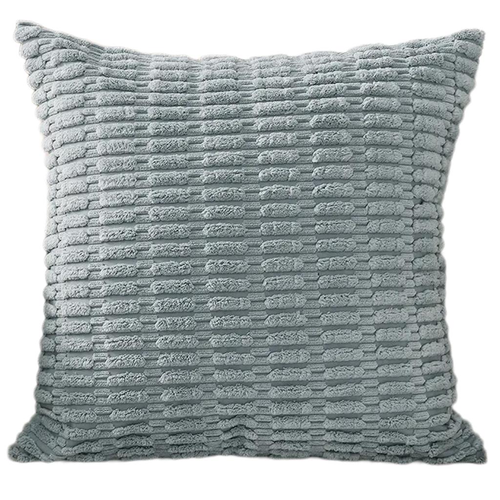 Durability Corduroy Cushion Cover with Invisible Zippered Close Enhances Any Decors Styles Standard Size 45x45cm