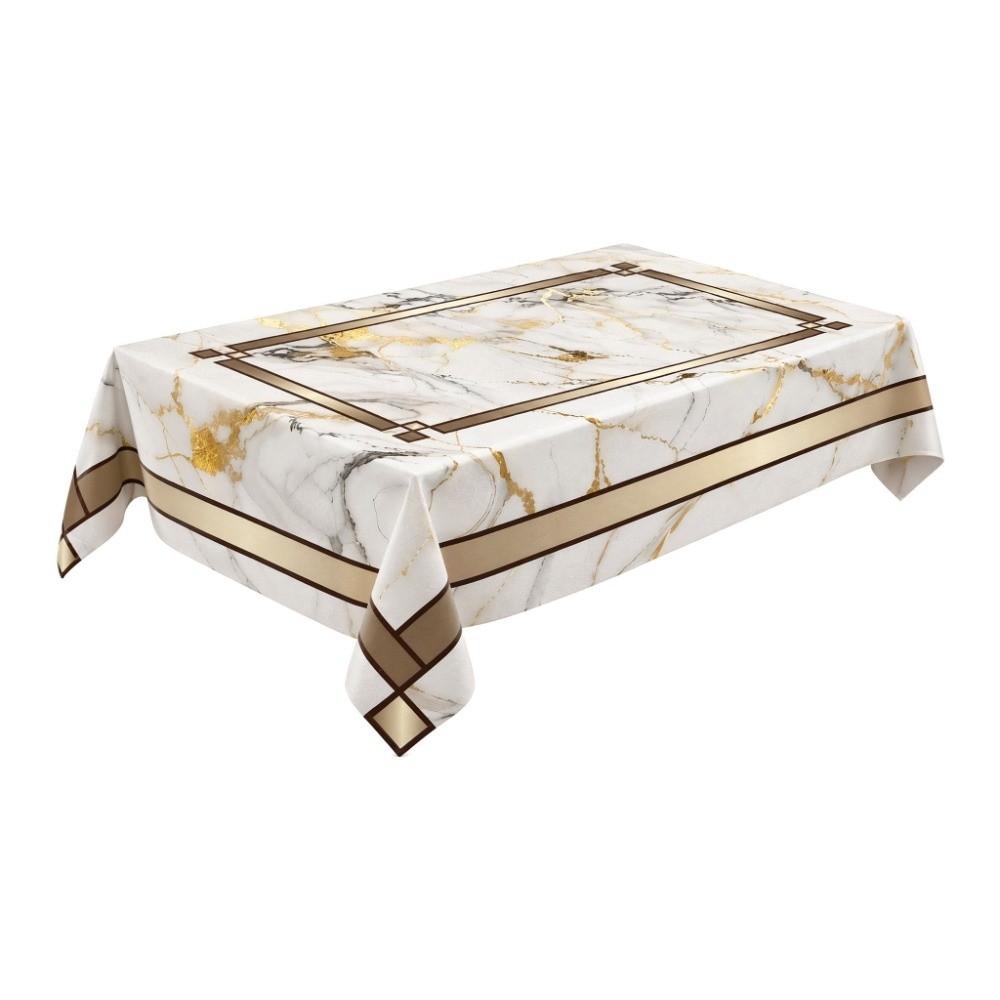 Marble Printed Polyester Tablecloth Washable Universal Table Cover  Outdoor Event Marble Printed