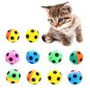 10x Small Rebounding for Cats To for Play Colorful DIY Craft and Art Supplies 4cm Soft Rebounding Balls for Cats Lightwe