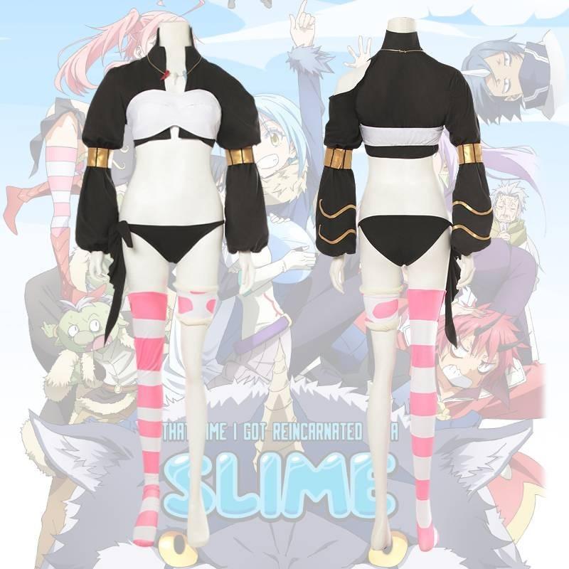 Slime Reincarnation Cosplay Costume Destroy Demon Milim Nava Dress Anime Game Role Play