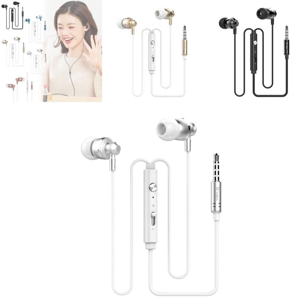 Wired In Ear Headphones With Microphone For Gaming And Communication Devices