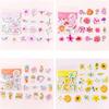 45pcs/set Kawaii Journal Cute Diary Flower Stickers Scrapbooking Stationery Decoration