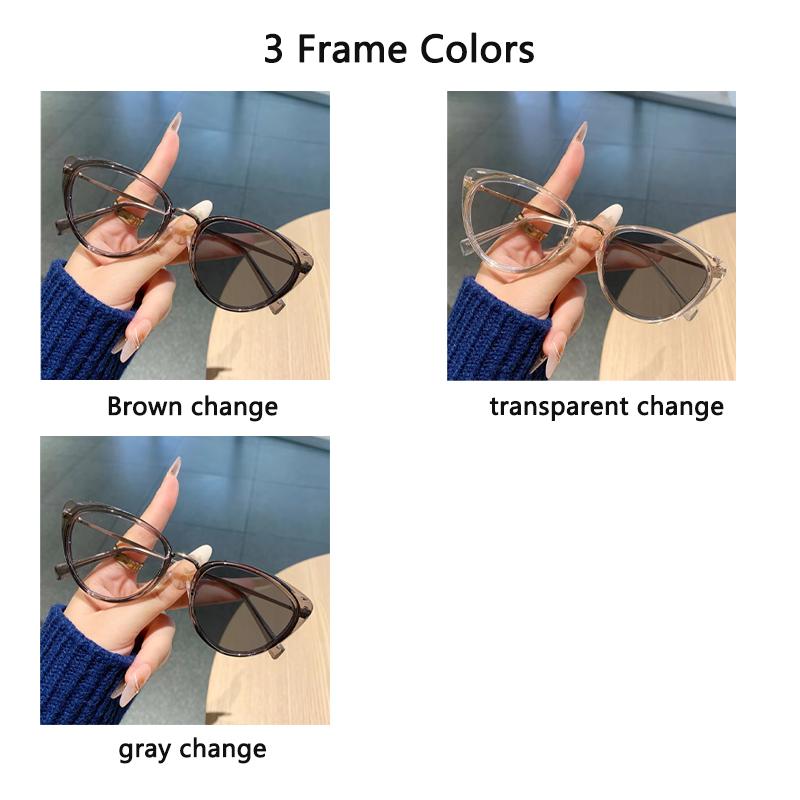 Xiaomi Cat-eye Glass Frame For Women - Compatible With Progressive Anti-blue Light Lenses For Color-changing Myopia Glasses 6004-1