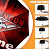 Custom Name Personalized Essendon Football Print Umbrella, Auto Open Close, 8‑Rib Sturdy Frame, Commute Camping Hiking Use, Birthday Gift