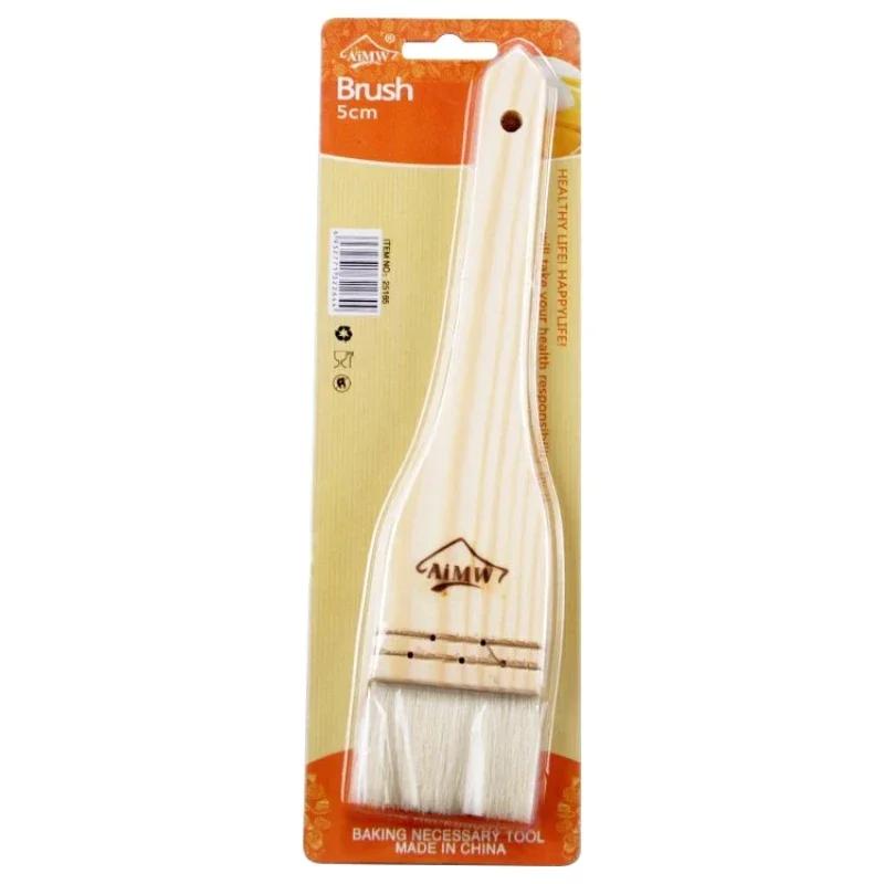 

Бытовая щетка для выпечки Mooncake с деревянной ручкой Шерстяная щетка для барбекю Масляная щетка Аксессуары для выпечки Кухонные принадлежности для приготовления пищи