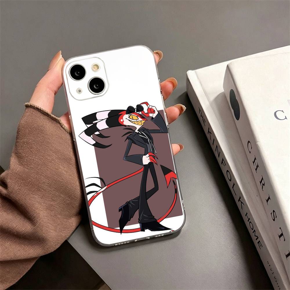 Чехол для телефона Helluva Boss Блитцо для iPhone17,16,15,14,13,12,11 Plus,Pro Max Мягкий прозрачный чехол iPhone12
