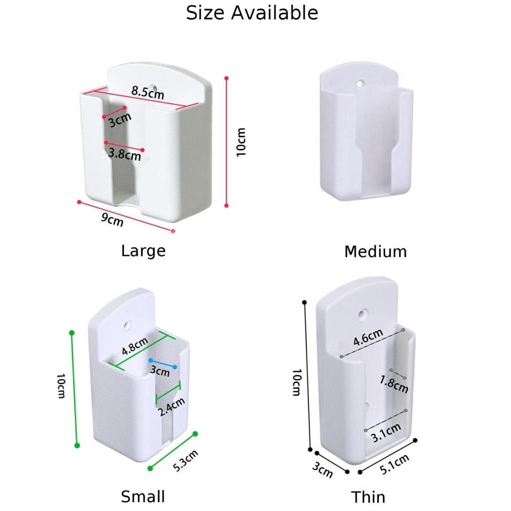 Storage Shelf Wall Mounted Holder Home Wall Mounted White 1pcs ABS