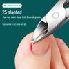 Stainless Steel Ingrown Toenail Clippers & Onychomycosis Knife with Plastic Handle