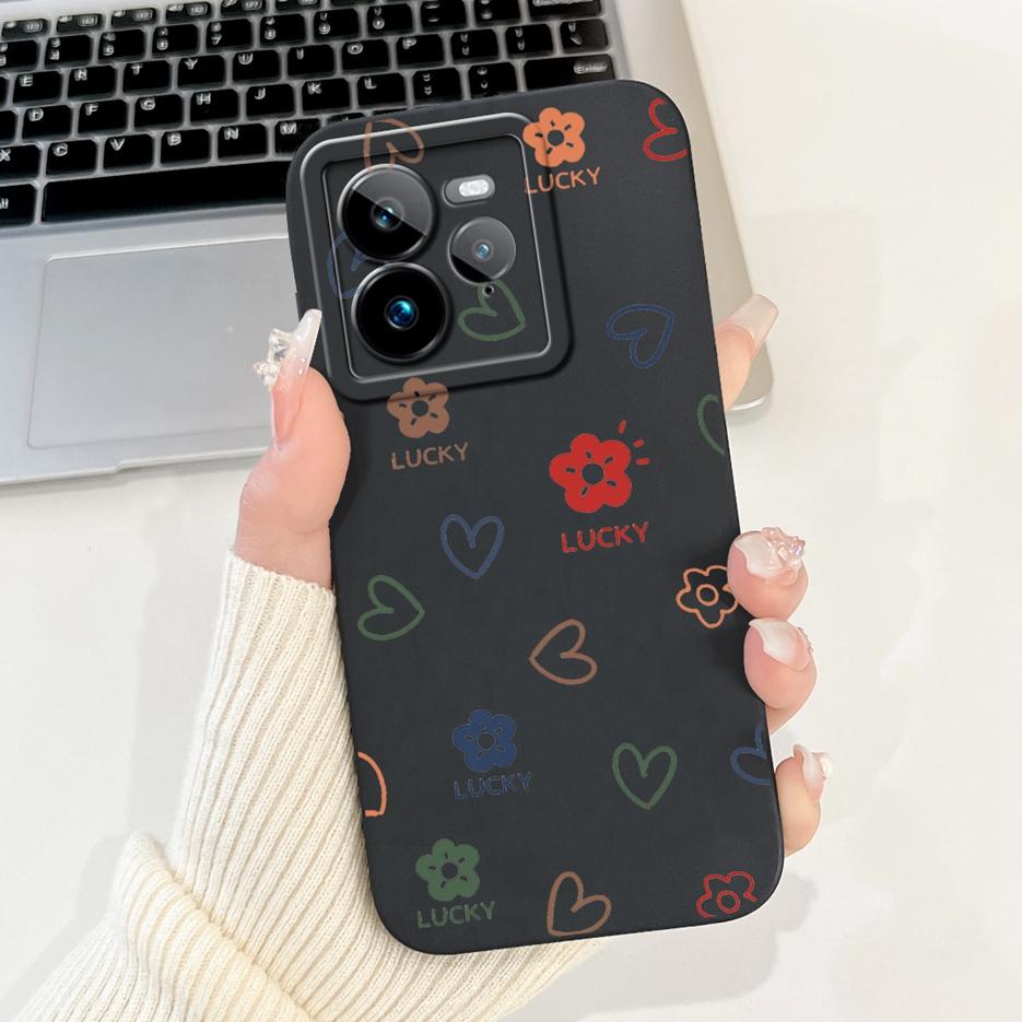 For Realme GT7 Case GT 7T 5G RMX5061 Luxury Art Painted Cover Soft Silicone Case For Realme GT 7 Pro GT7 T RealneGT 7T 5G Fundas