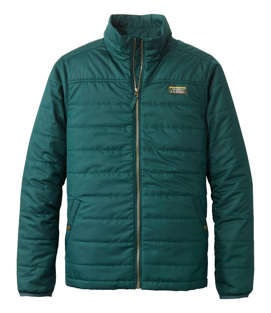 LLB Mountain Classic Puffer Jacket US Fit Regular S Tmavě borovicově zelená 1000184626 pánské
