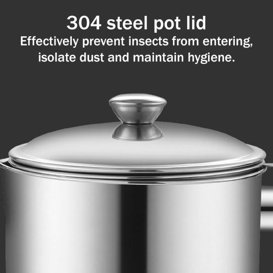 Stainless Steel Oil Can Container with Fine Filter Frying Oil Saver for Straining And Storing Cooking Oil Reuse 1.4L Capacity Rust-Proof Kitchen Oil