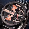 Herrenmode Luxusuhr Edelstahl Sport Quarz Herrenuhr