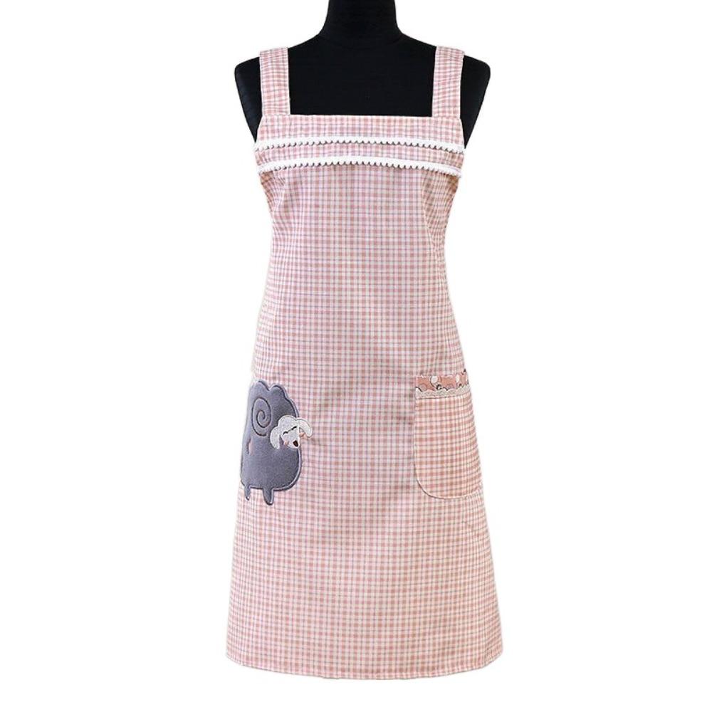 Anti-Oil Stain Kitchen Apron Breathable Cleaning Apron Cute Salon Apron  Home