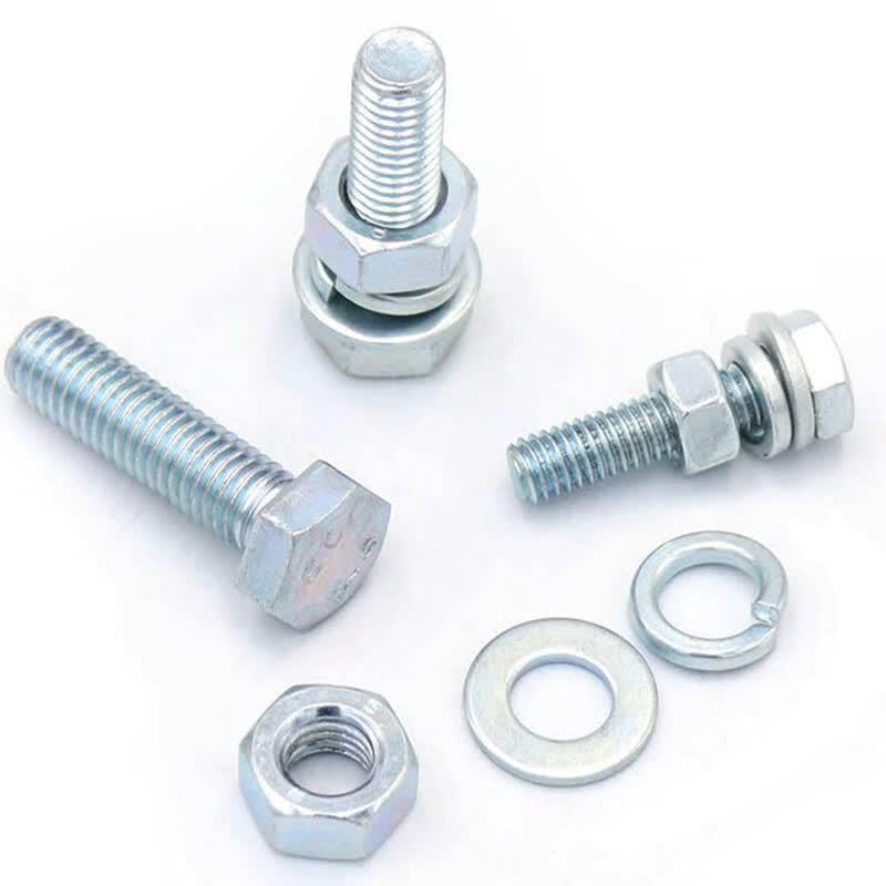 Bingyu BYly-70 Grade 8.8 Blue-White Zinc Hex Bolt Combination Set