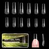 Gel Nail Tips Pre filed Almond/Stilettos/Square/Coffin Nail Tips Full Cover Nail Tips Press On Nail Artificial Fake Nail