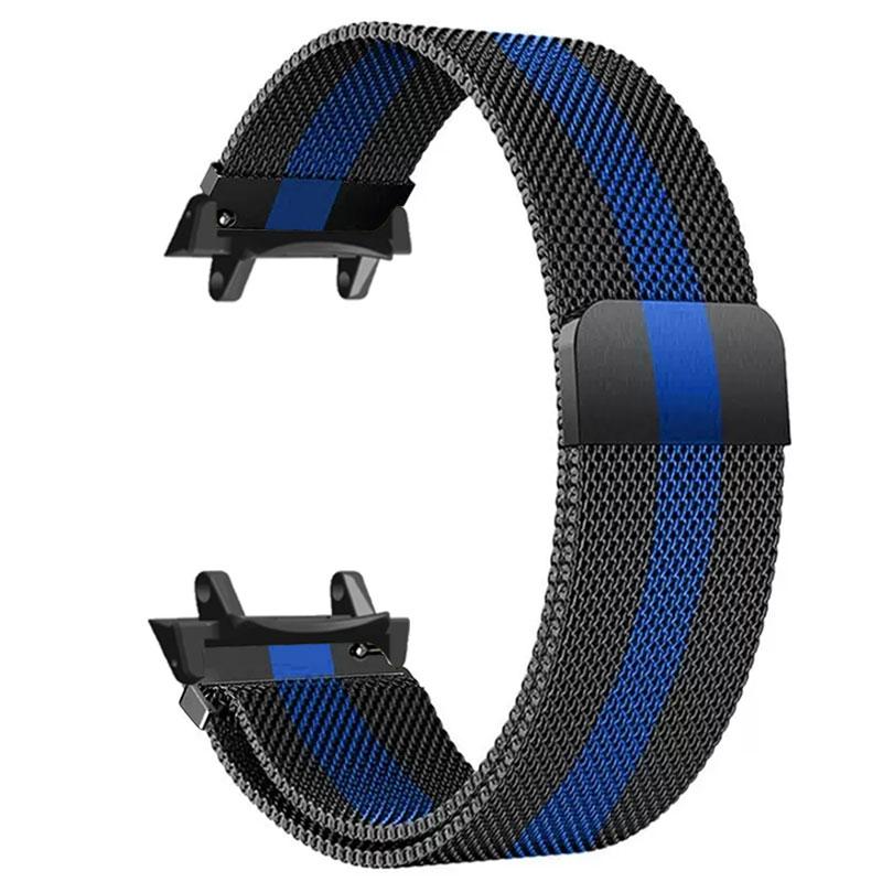 Magnetisk rem for Amazfit T-Rex 3 rex3 klokkereim erstatningsreim i rustfritt stål metall armbånd