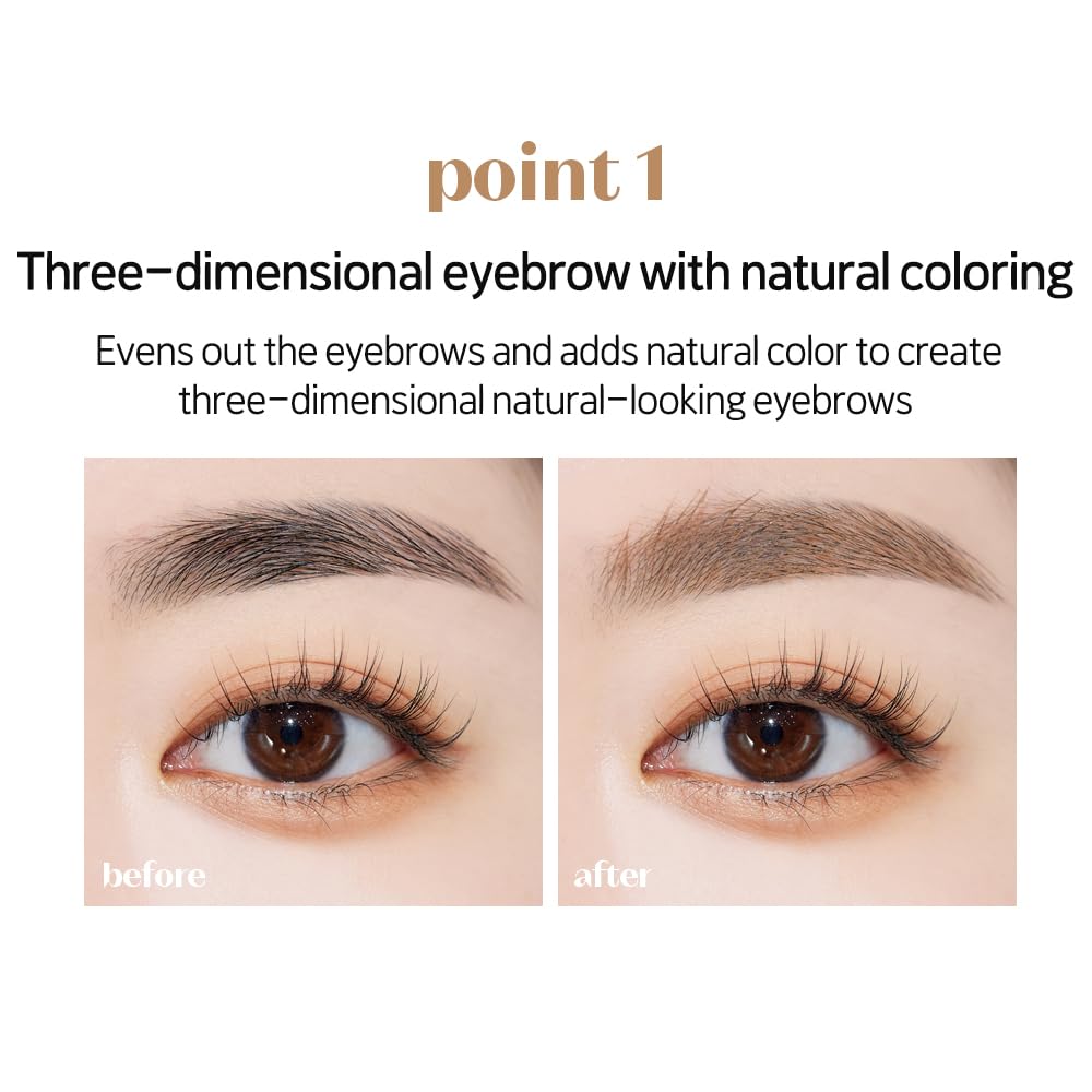 [Etude Official] Color My Brow Mascara Red Brown Eyebrow Mascara Eyebrow