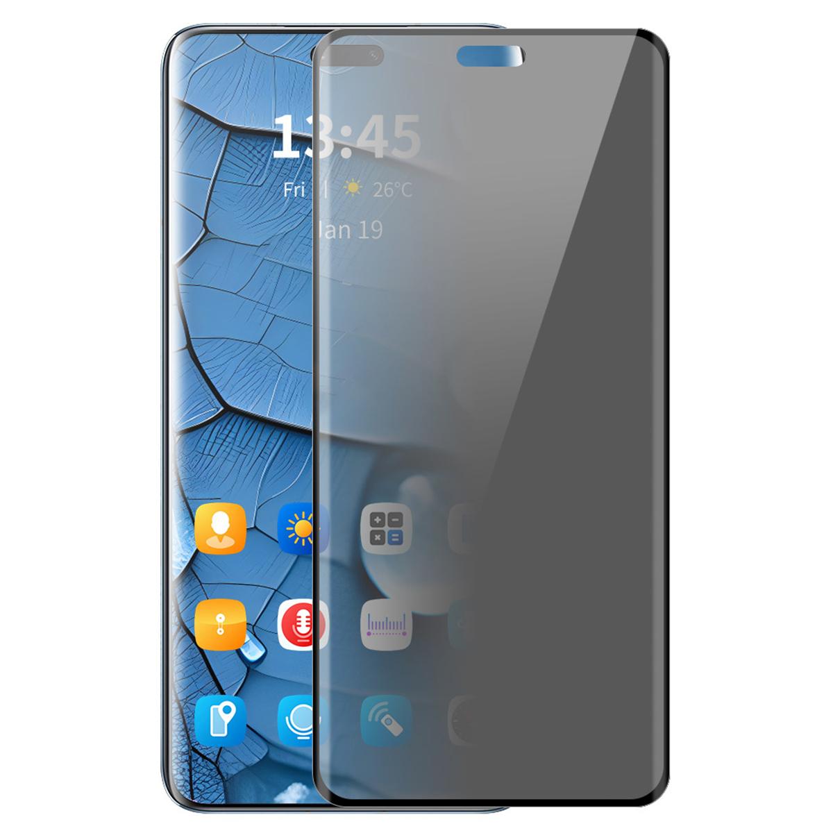 

ENKAY HAT PRINCE Захисна плівка для екрана з 3D-кривизною із загартованого скла для конфіденційності для Honor Magic6 Pro 5G Type A