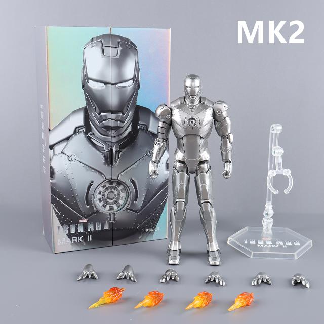 ZD Toys Залізна Людина Фігурка Марк 35 Червоний Снаппер Залізна Людина МК 24 МК 22 МК 47 Тоні Старк Фігурка Залізної Людини Екшн Колекційна Іграшка Подарунок