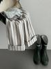 Lu Xi Japanese Retro Linen Striped Wide-Leg Pants - Spring 2026
