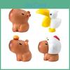 Niedliche Capybara Mini-Figur Blind Box Dekorationen Kunstharz Handwerk Spielzeug Auto Schreibtisch Ornament
