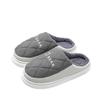 Waterproof cotton slippers men's youth autumn and winter new indoor home thick bottom non-slip wool slippers women