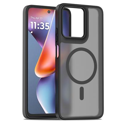 Skin Feel Magnetic Phone Case For Motorola Moto G Play 2026 Power 5G 2025 Magsafe Wireless Charging TPU Frame Plastic Back Cover