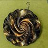 Spirale für Galaxy Metall Windspiel - 360° drehbarer Haken, doppelseitiges künstlerisches Design, lebendig & filigran für Garten- und Hinterhofdeko