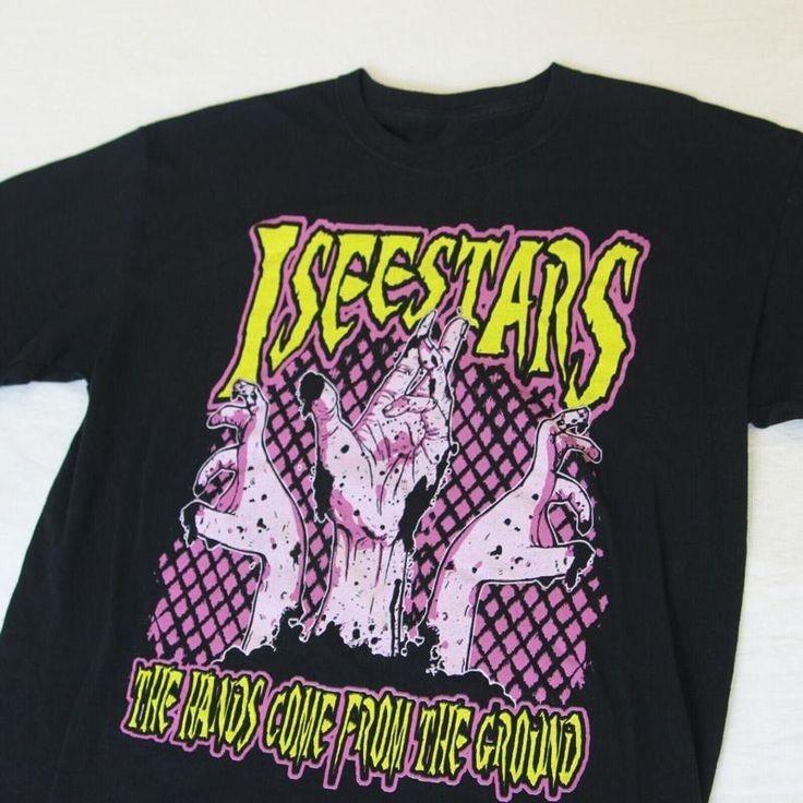 I SEE STARS Футболка с принтом Хлопок Для мужчин Женщин S 4XL BL524 Унисекс Футболка XXXXL