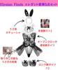 Elegant Bunny Girl Cosplay Shows Off Beautiful Shows Off Your Great for Performance [Elysian Finds] 5-Piece Set, Sexy, Legs, Slimming, Hook-Style