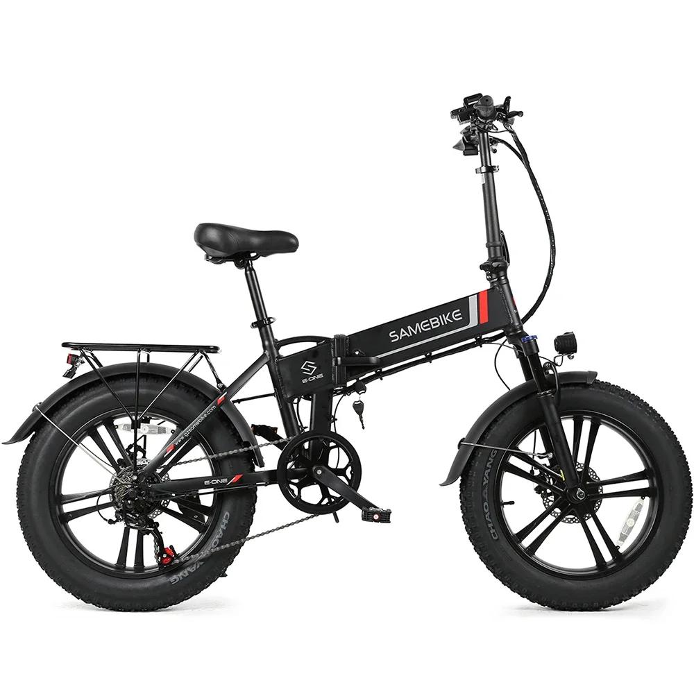 2025 New LOTDM200 Folding Electric Bike 500W Motor 48V-10AH Lithium Battery Urban Portable Electric Bike EU stock