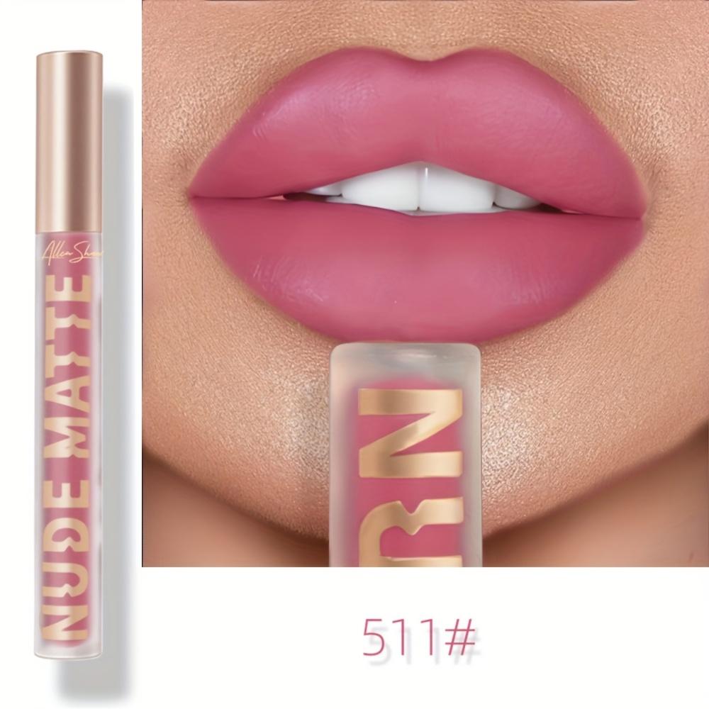 Matte Liquid Lipstick - Long-lasting, non-stick, moisturizing, nude, pink and brown tones