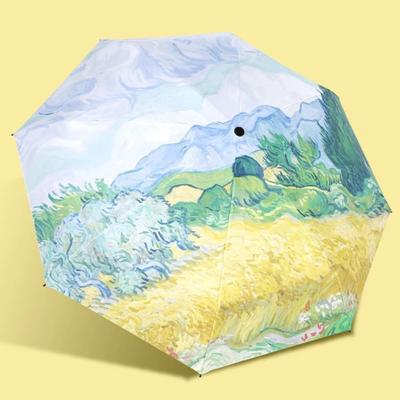 Portable Rain Umbrellas Mini 6-Folding Parasol Ultraviolet Protection Sun Umbrella  Women Men