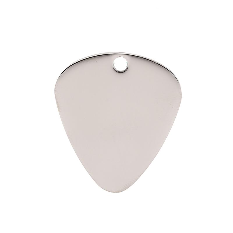 Guitar Pick Silver Necklace Guitar Necklace Neck Picks Guitar Pick With Chain