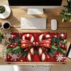 1 Peça Biscoito de Natal Gigante Mouse Pad - Base de Borracha Antiderrapante Perfeito para Escritório Escola Esports Decoração de Casa Tapete de Mesa 260A