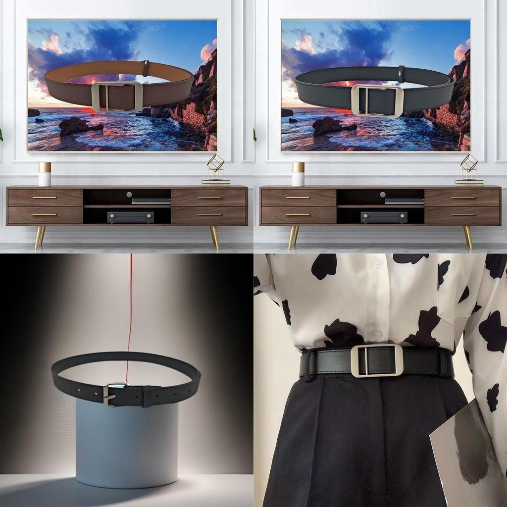 Stylish Unisex Pu Denim Belt For Trendy Casual Fashion Versatile And Simple Design