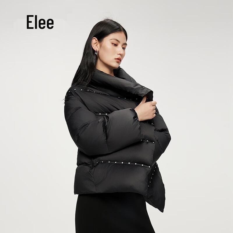 AILAIYI Women's Short Goose Down Jacket with Belt