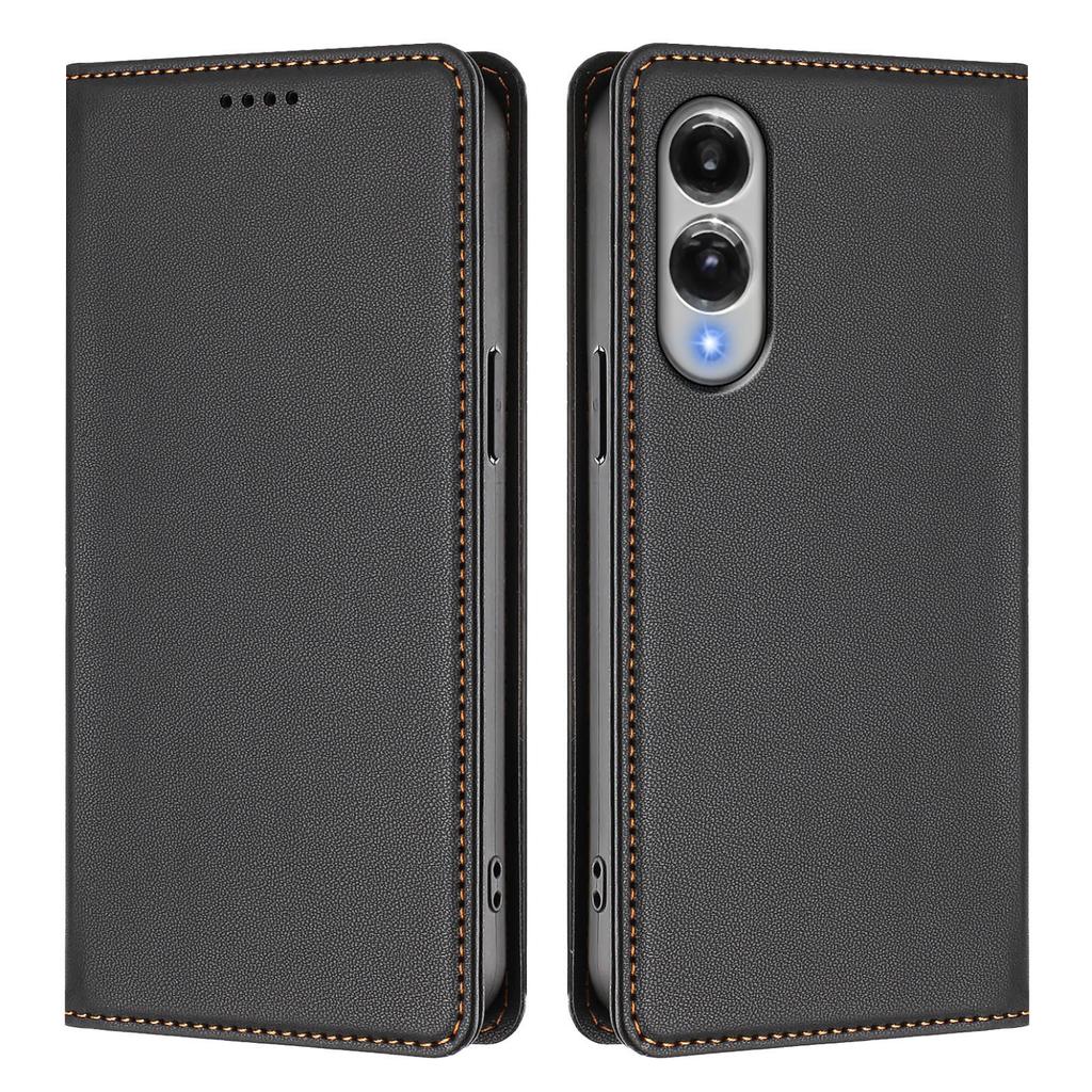 For Samsung Galaxy S25 Edge Leather Wallet Case Magnetic Closure RFID Blocking Phone Cover