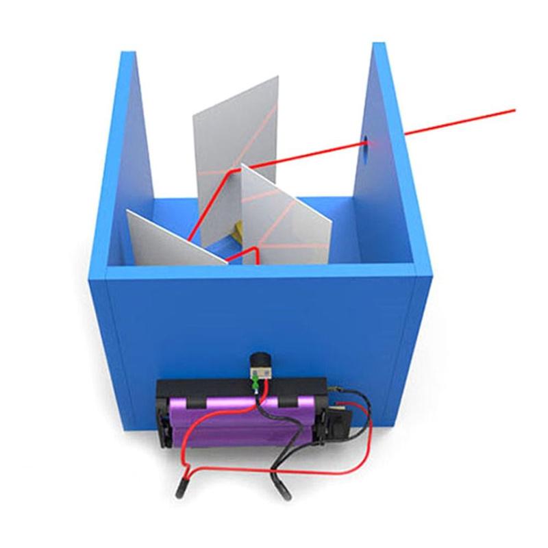 Steam Plastic Science Education Physics Experiment Light Refraction Experiment Toy DIY Science Kit for Children Aged 3 and Over