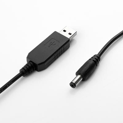 DC 5V-12V Cablu de creștere a tensiunii Adaptor USB Convertor Power Bank Cablu router