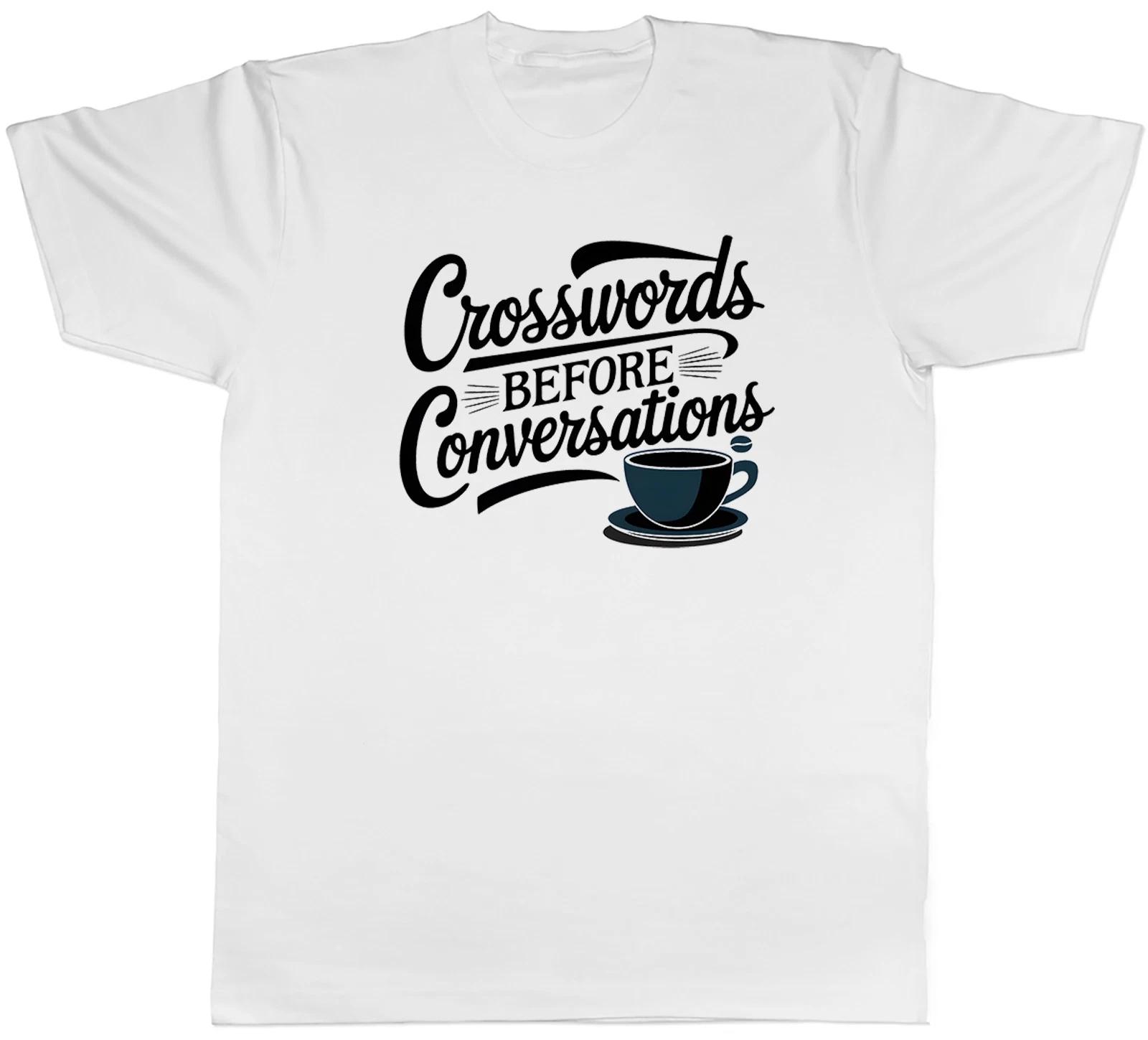 Crosswords Puzzle Solver Mens T-Shirt Tee Gift Top XXXL