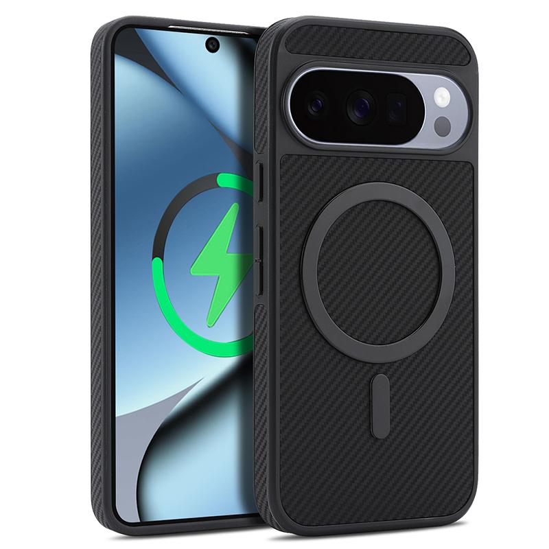High Quality Car Mounted Magnetic Wireless Charging Phone Case For Google Pixel 11 Pro XL 9 10 A Pro Phone Shock Protection Case