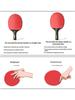 Cheap Poplar Wood Blade Horizontal Grip Pips-out Rubber High Elasticity High Density Sponge 5-Ply Durable Table Tennis Racket