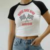 Women's Sports Jersey Project Hail Mary Print Short Sleeve T-Shirt Summer Graphic Tee Crop Top Football Jersey Sport T-Shirt