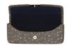 Yushichi Uehara Genuine Leather Hard Eyeglass Model Black with Black Dragonfly Made in Japan Inden-ya (INDEN-YA) Case, No. 4206, Lacquer, Pattern,