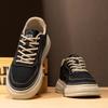 All Seasons Can Wear Low-top Thick-soled Comfortable Leather Casual Shoes Retro Wind Shock Original Niche Board Shoes