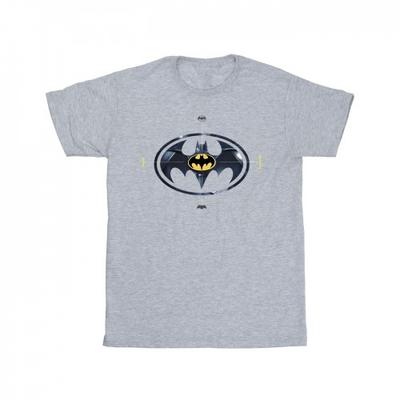 Mens The Flash Batman Metal Logo T-Shirt