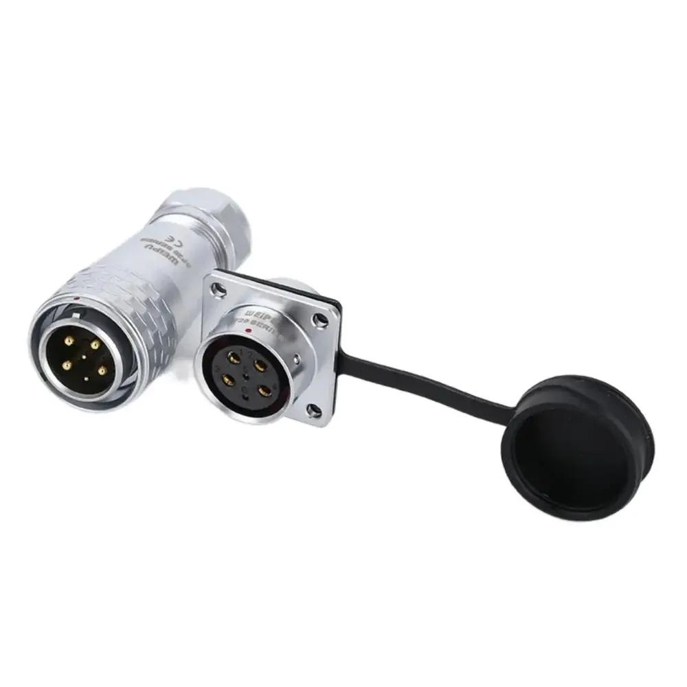 WEIPU SF20 SF2010/P SF2013/S Panel Seat IP67 Waterproof Automotive Circular Connector 2 3 4 5 6 7 8 9 12 15Pin Charger Adapter