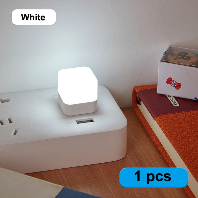 USB Plug LED Book Light Bulbs Mini LED Night Light Eye Protection For Reading Books Laptop Power Bank Charging Bed Desk Lamp