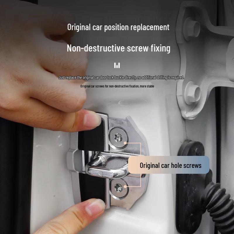 Honda Accord/Civic/Fit TRD Door Lock Buckle Cover for Noise Reduction & Interior Decoration